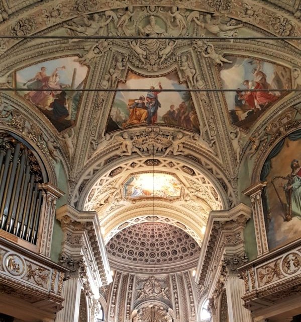 interni della basilica di san martino ad alzano lombardo