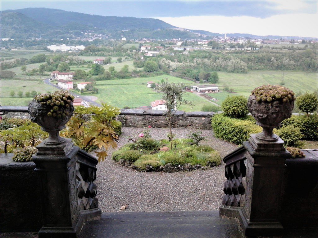 Giardini all'italiana del Castello di Castelli Calepio