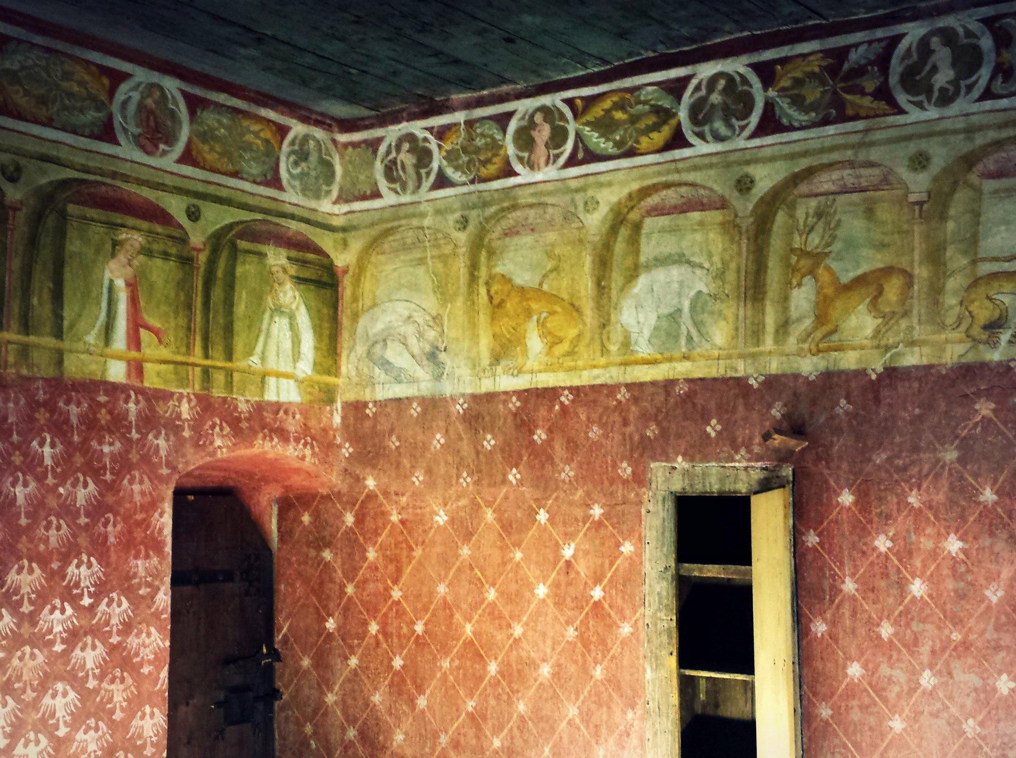 affreschi di castel roncolo il maniero illustrato