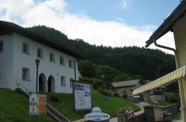 ingresso alle miniere di sale di hallein in austria