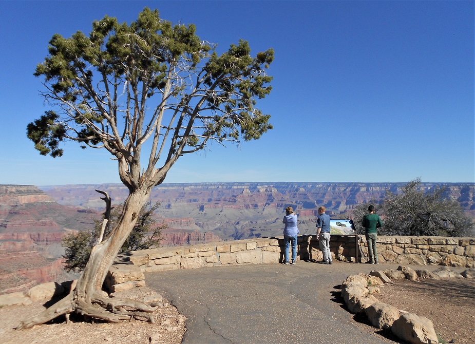 Visitare il Grand Canyon: uno dei view point lungo la Kaibab Trail Route