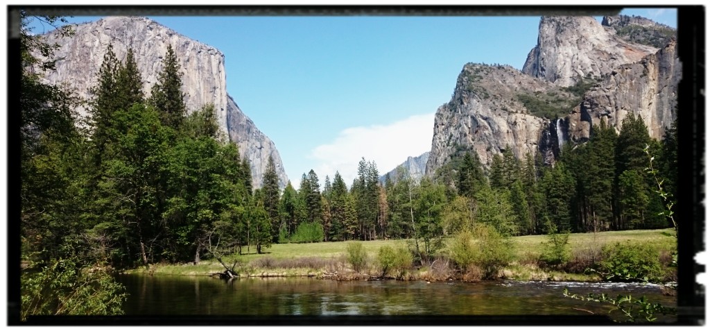 Punto panoramico dello Yosemite National Park negli USA Occidentali