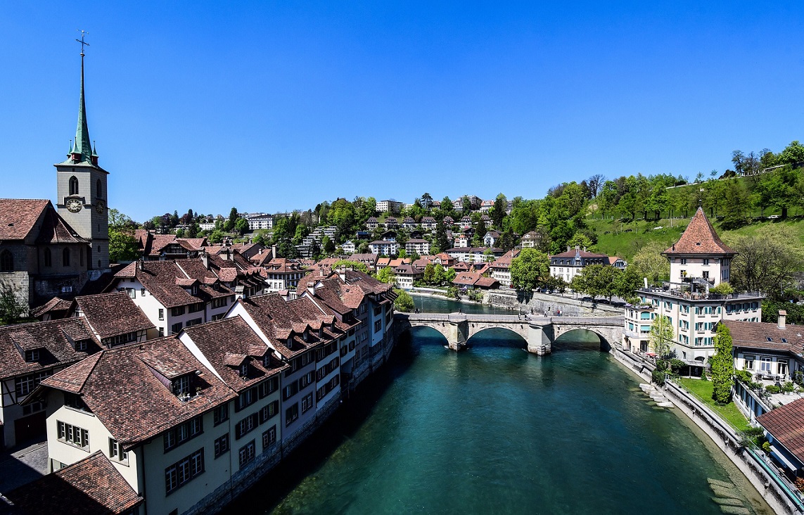 Il ponte ed il centro storico di Berna