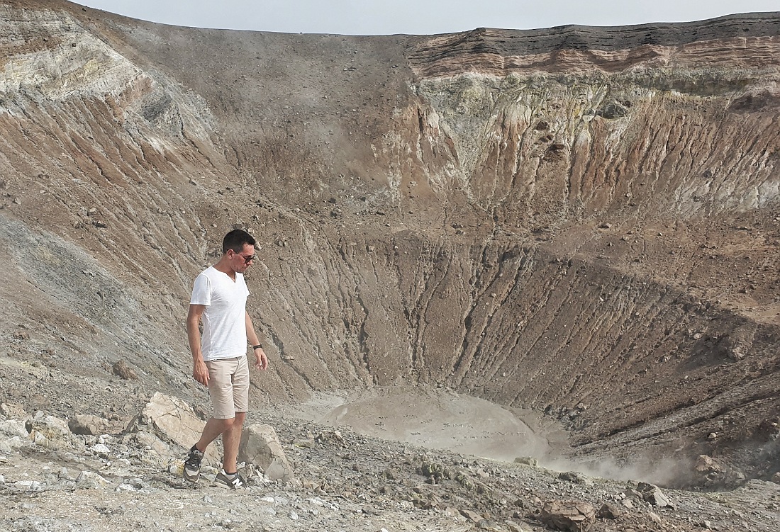 Il cratere del Vulcano alle Isole Eolie