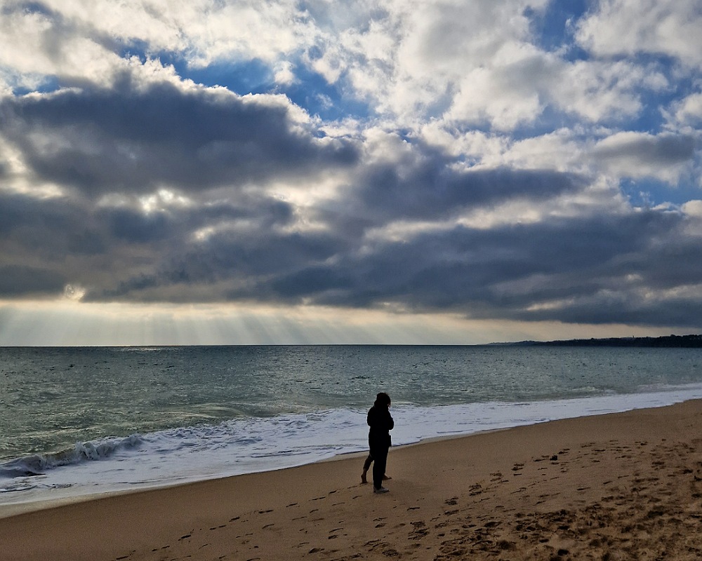 Spiagge dell'Algarve in inverno: Praia da Falesia